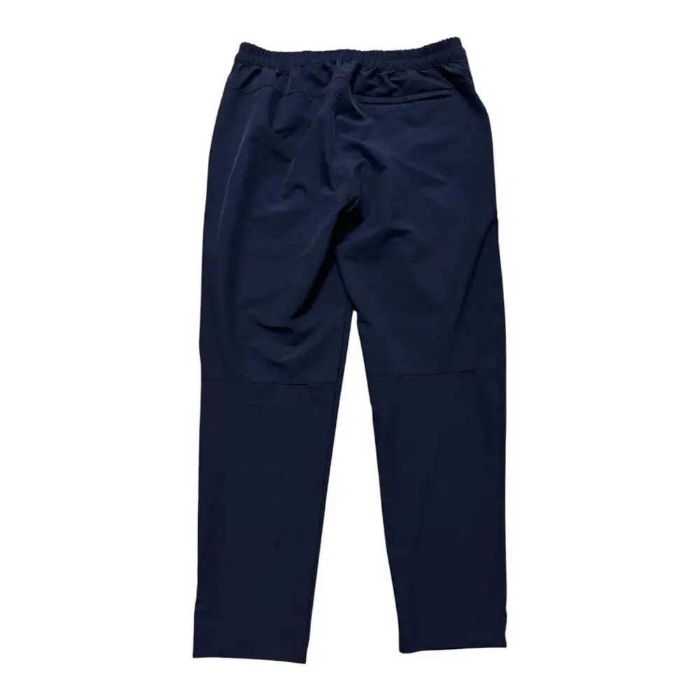 Banana Republic Men’s Slim Tapered Pants 36x34 Navy Blue Drawstring Stretch